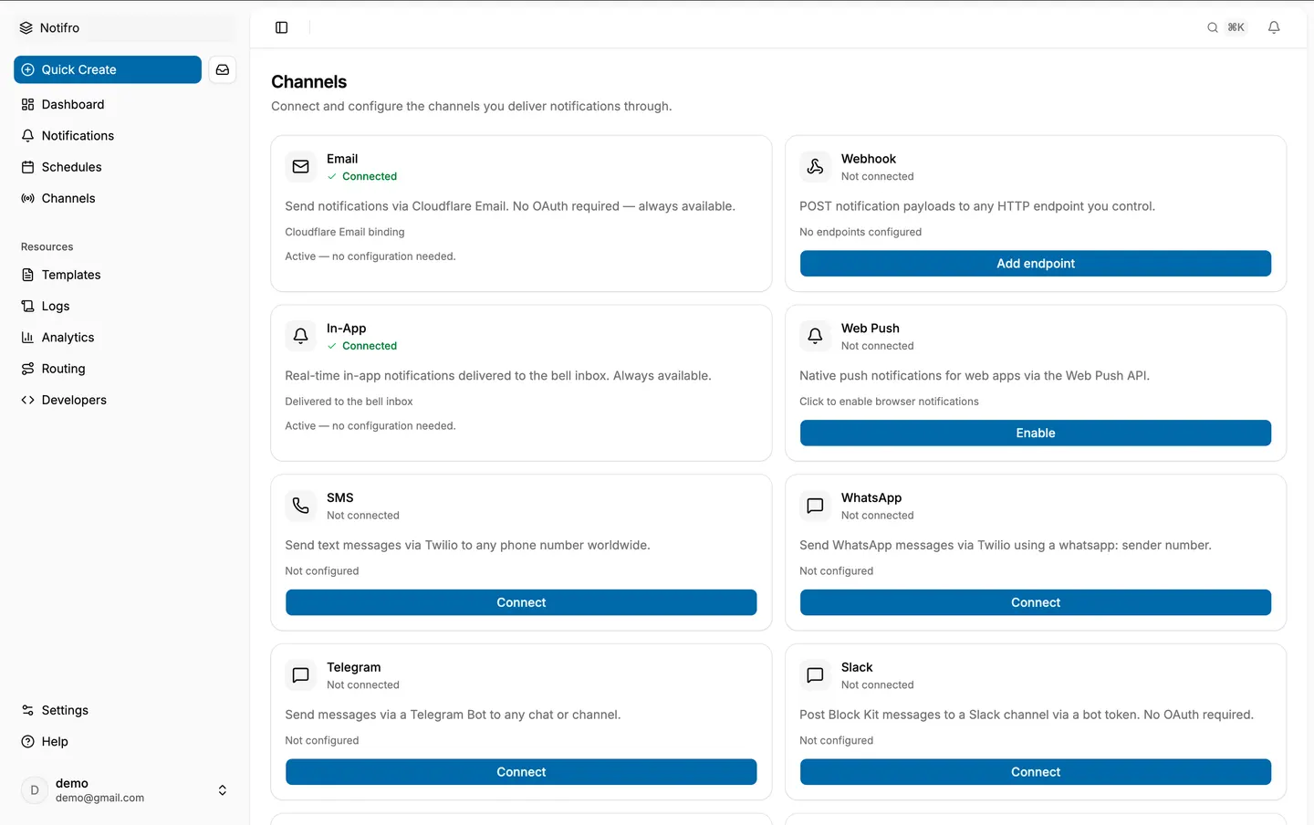notifro preview